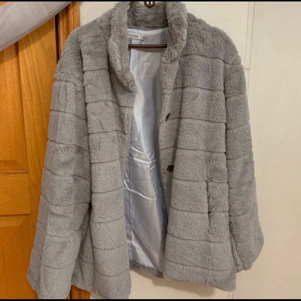 Faux fur jacket
